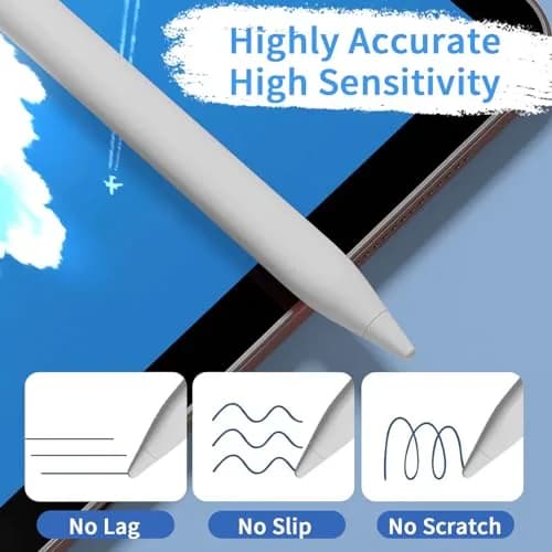 JXYHMY Stylus Pens for Touch Screens | Universal Fine Point iPad Pencil, Magnetic & Quick Charge (0.041kg, 1 Pack) thumbnail 5