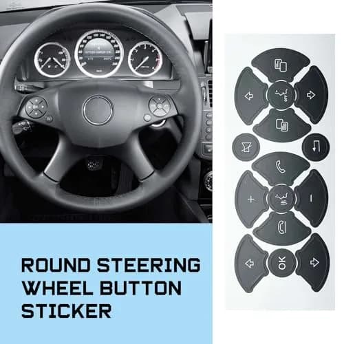 ZSYGYGDKS Dash Button Repair Sticker Kit for Mercedes W204 2008-2014 | Easy Fix for Buttons thumbnail 5