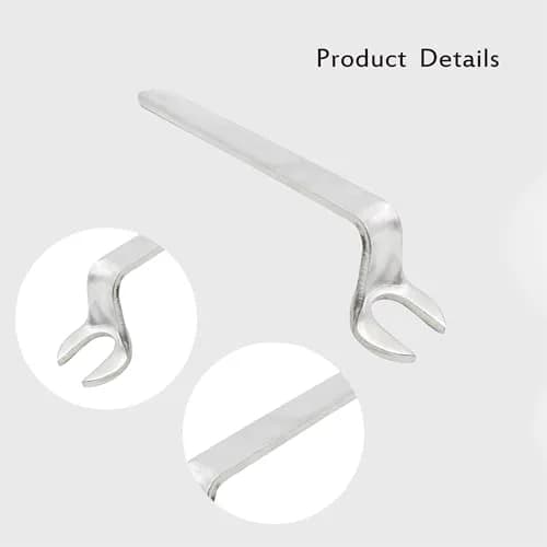 Szuenh Universal Fire Sprinkler Head Wrench 1/2" (6.5 inch) | Heavy-Duty Steel for Semi-Recessed, Concealed, Exposed Heads thumbnail 5