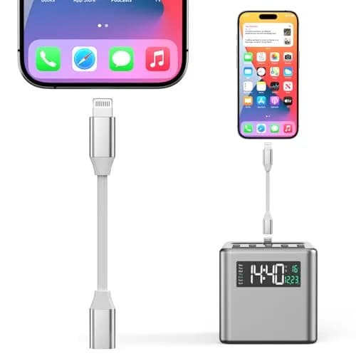 DESOFICON Lightning Male to Female Adapter 9cm (3.5 inch) | Extends iPhone Charging, Audio, Data thumbnail 7
