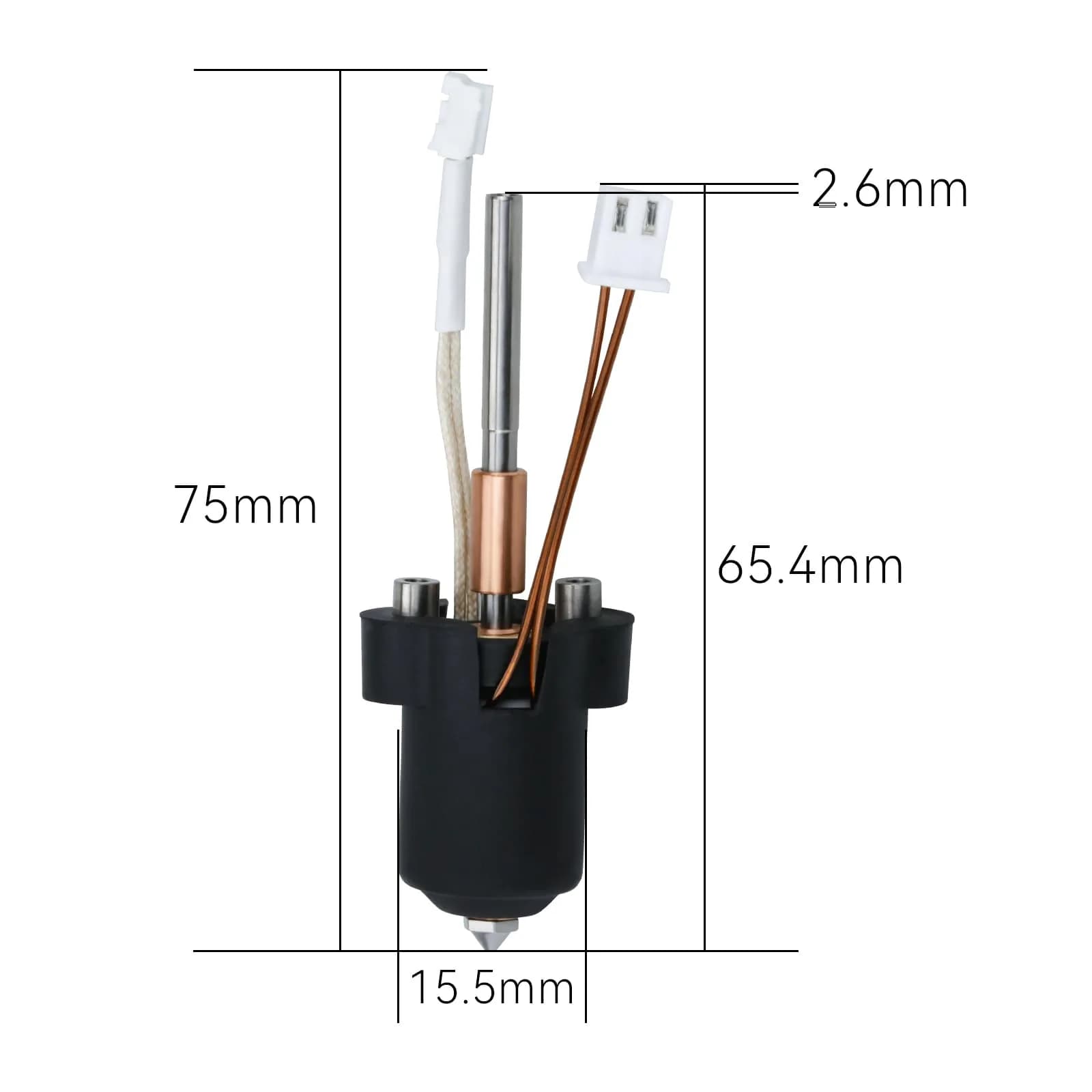 Xirbbo K1 Ceramic Hotend Kit with Unicorn Quick Swap Nozzle for K1 Max K1C 3D Printer | 300°C High-Temp - view 8