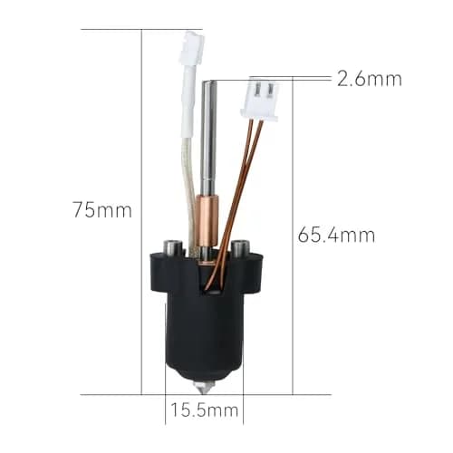 Xirbbo K1 Ceramic Hotend Kit with Unicorn Quick Swap Nozzle for K1 Max K1C 3D Printer | 300°C High-Temp thumbnail 8