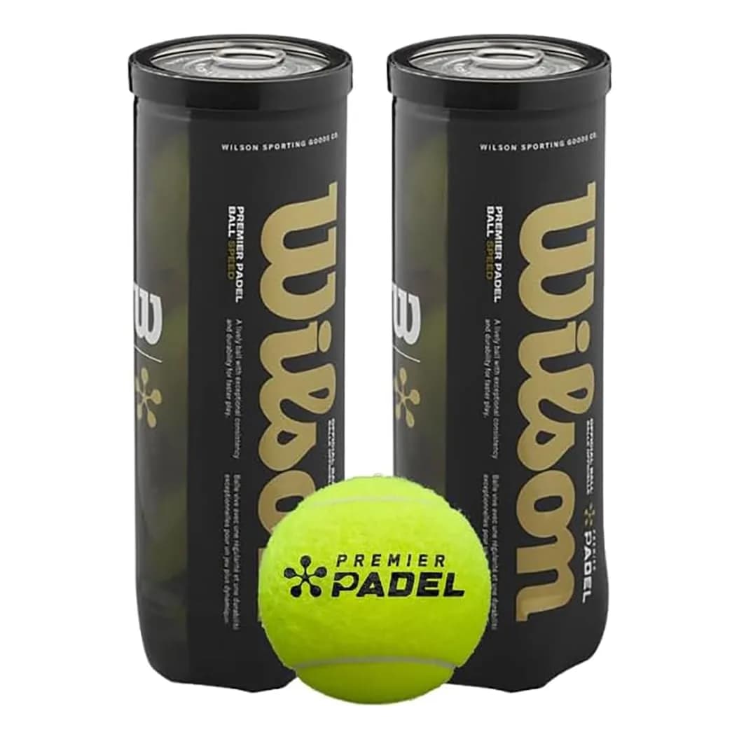 Wilson Premier Padel Speed 3 Ball Can | Official Premier Padel Ball for Faster Rallies — lemon tree