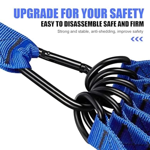 HPYGN 360lbs Resistance Bands Set with Handles, Door Anchor & Ankle Straps | 6 Levels for Full Body Strength thumbnail 3