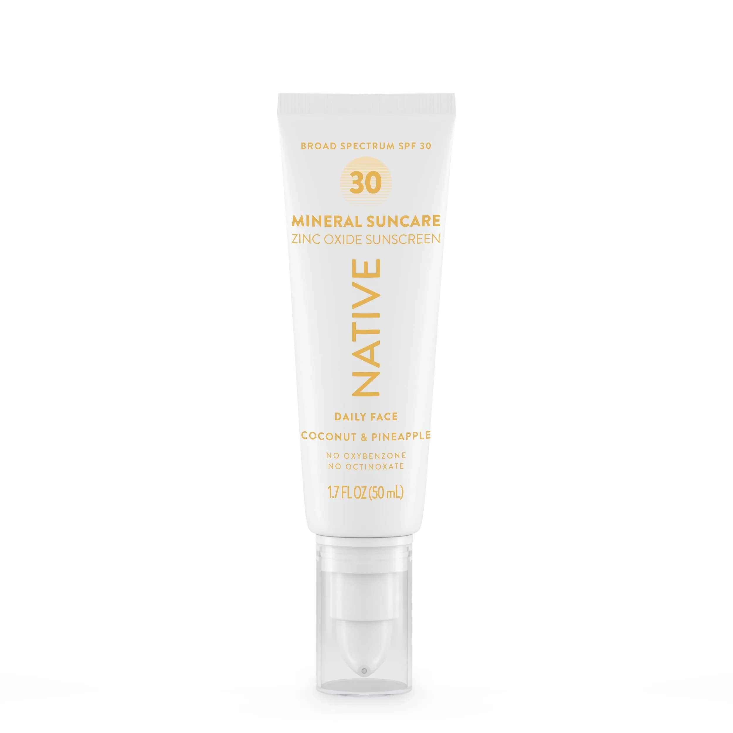 Native Sunscreen SPF 30 Lotion 148ml (5 Fl Oz) | Dermatologist Tested for Sensitive Skin — White