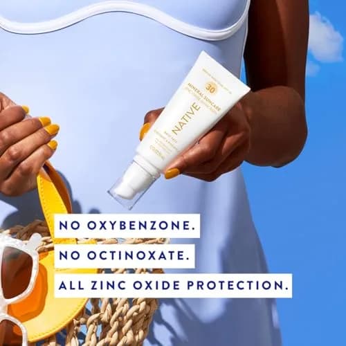 Native Sunscreen SPF 30 with Zinc Oxide, Pineapple & Coconut Scent, 48g (1.7 oz) | Dermatologist Tested for Sensitive Skin thumbnail 3