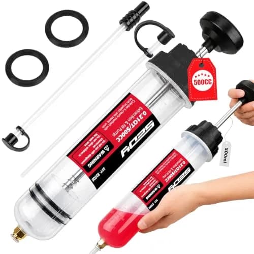SEDY 500CC Fluid Extractor | Multi-Purpose Oil Syringe for Automotive & Marine Use (17.6 Oz./0.45 Qt./500 CC) thumbnail 1