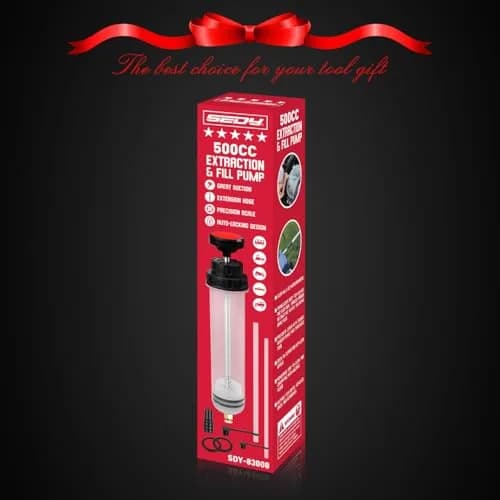 SEDY 500CC Fluid Extractor | Multi-Purpose Oil Syringe for Automotive & Marine Use (17.6 Oz./0.45 Qt./500 CC) thumbnail 2