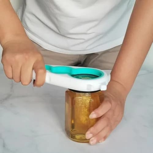 Otstar Jar Opener for Weak Hands | 5-in-1 Bottle & Jar Opener for Seniors & Arthritis thumbnail 7