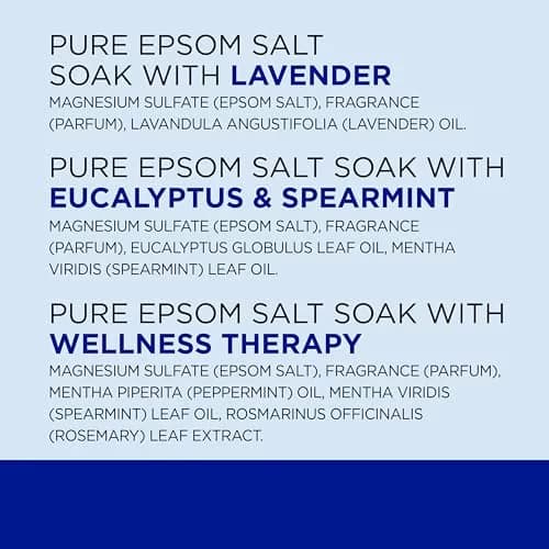 Dr Teal's Epsom Salt Magnesium Soak Trio 144 oz (4.34 kg) | Lavender, Eucalyptus & Rosemary Infused for Muscle Relief thumbnail 7