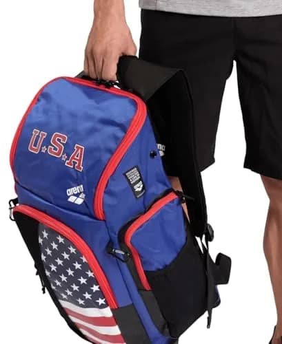 ARENA Spiky III Backpack 45L | Large Water-Repellent Swim Bag for Men & Women thumbnail 4