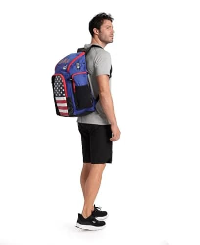 ARENA Spiky III Backpack 45L | Large Water-Repellent Swim Bag for Men & Women thumbnail 6