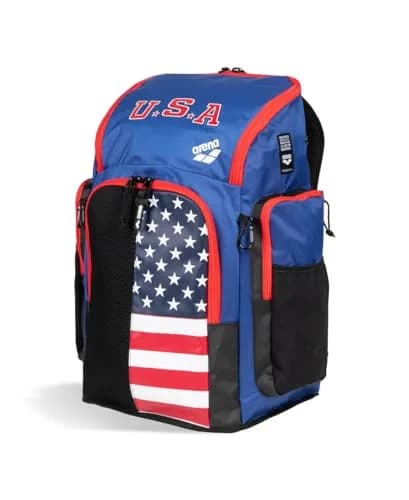 ARENA Spiky III Backpack 45L | Large Water-Repellent Swim Bag for Men & Women thumbnail 2