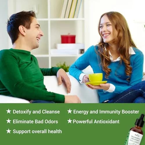 Heivy Chlorophyll Liquid Drops 50mg | Natural Flavor, 2 Fl Oz | Detox & Skin Support thumbnail 6