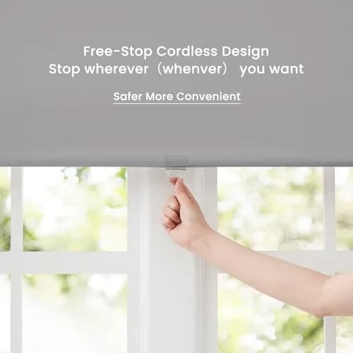 Anpark Cordless Window Shade 35" W x 72" H | Blackout Thermal Insulated UV Protection (120 chars) thumbnail 4