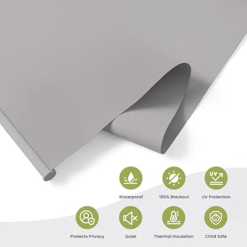 Anpark Cordless Window Shade 35" W x 72" H | Blackout Thermal Insulated UV Protection (120 chars) thumbnail 3