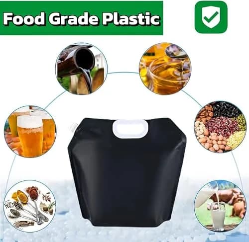 ARIESEE Black 5L Ice Bath Bags (3 Pack) | Leakproof Portable Cold Plunge Tubs for Muscle Recovery thumbnail 9