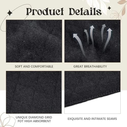 Toulite Cotton Bra Liners Sweat Pads Medium | Soft, Reusable & Breathable thumbnail 4