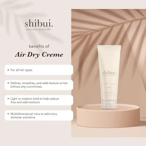 SHIBUI Air Dry Creme | Tames Frizz & Enhances Shine, 6 Oz | All Hair Types thumbnail 2