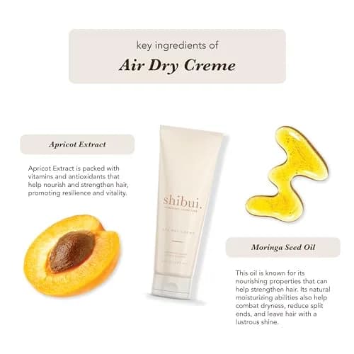 SHIBUI Air Dry Creme | Tames Frizz & Enhances Shine, 6 Oz | All Hair Types thumbnail 3