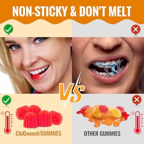 ChiQwench Cholesterol Support Gummies 120 Count | 1500 Mg Plant Sterols & Stanols for Normal Levels thumbnail 6