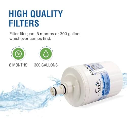 Swift Green Filters SGF-W31 Refrigerator Water Filter 6 Pack | NSF Certified, 3000-Gallon Capacity, Compatible with EDR8D1 thumbnail 5