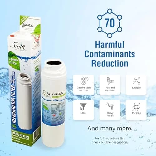 Swift Green Filters SGF-GSWF Compatible Refrigerator Water Filter for GE GSWF Kenmore 46-9914, EFF-6023A | 6 Pack, NSF Certified, 2000-Gallon Capacity thumbnail 3