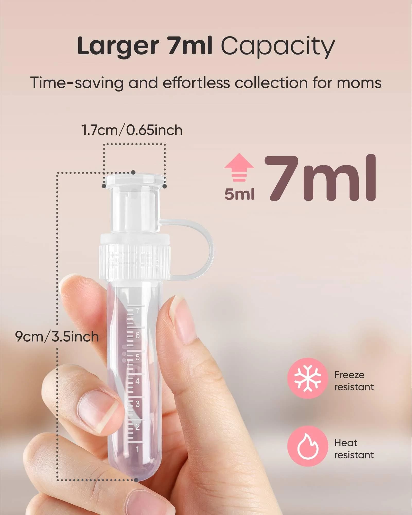 Nuliie Colostrum Collector Kit 12 Count, 7ml Capacity | BPA-Free Silicone for Newborns - view 2