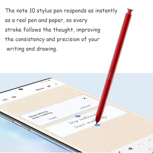 CaoXiong Replacement S Pen for Samsung Galaxy Note 10 / Note 10 Plus (Red) | 4096 Pressure Sensitivity thumbnail 5