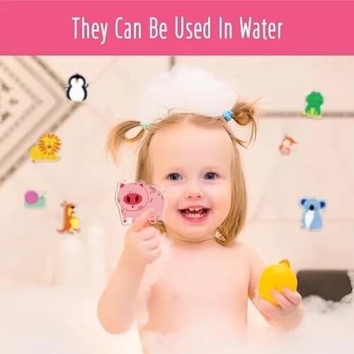 Hebayy Animal Jelly Stickers 31pcs | Reusable Thick Window Clings for Kids & Adults thumbnail 5