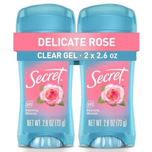 Secret Fresh Clear Gel Antiperspirant Deodorant for Women, 156 g (5.2 oz) Pack of 2 | 72-Hour Breathable Sweat & Odor Protection thumbnail 1