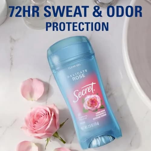 Secret Fresh Clear Gel Antiperspirant Deodorant for Women, 156 g (5.2 oz) Pack of 2 | 72-Hour Breathable Sweat & Odor Protection thumbnail 3