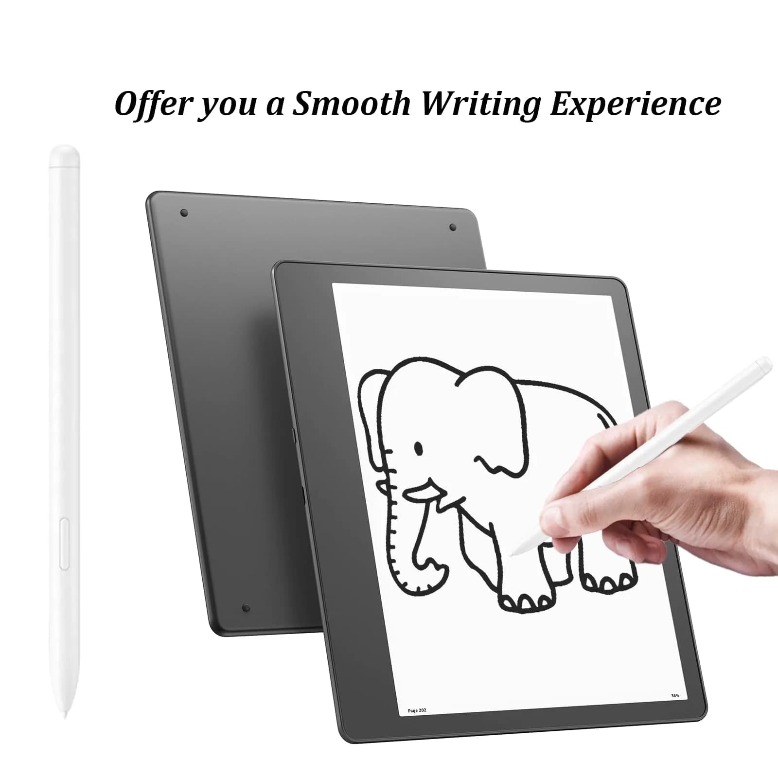 Mingxiong White Stylus Pen | 4096 Pressure Sensitivity, EMR Technology - view 4