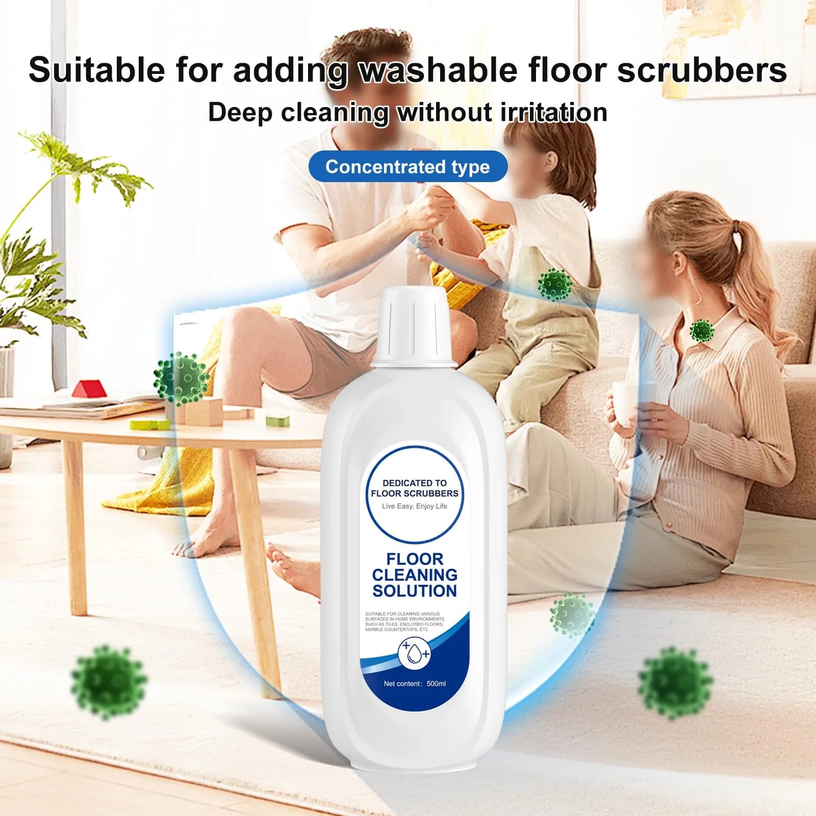 Nukisa Floor Cleaning Solution for Tineco Vacuums 1L (35.27 Fl Oz) | Concentrated Formula for Deep Cleaning - view 4