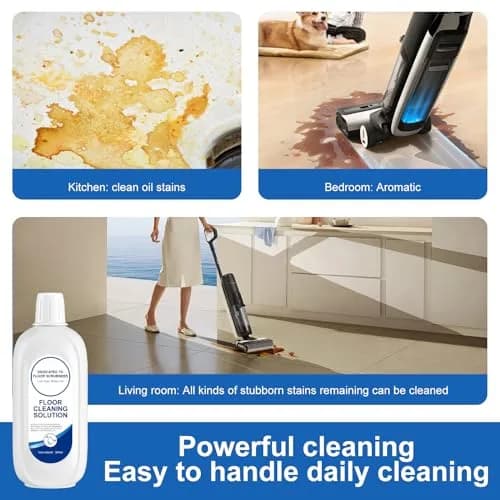 Nukisa Floor Cleaning Solution 500ml (17.63 Fl Oz) | Concentrated Formula for Tineco Vacuums thumbnail 3