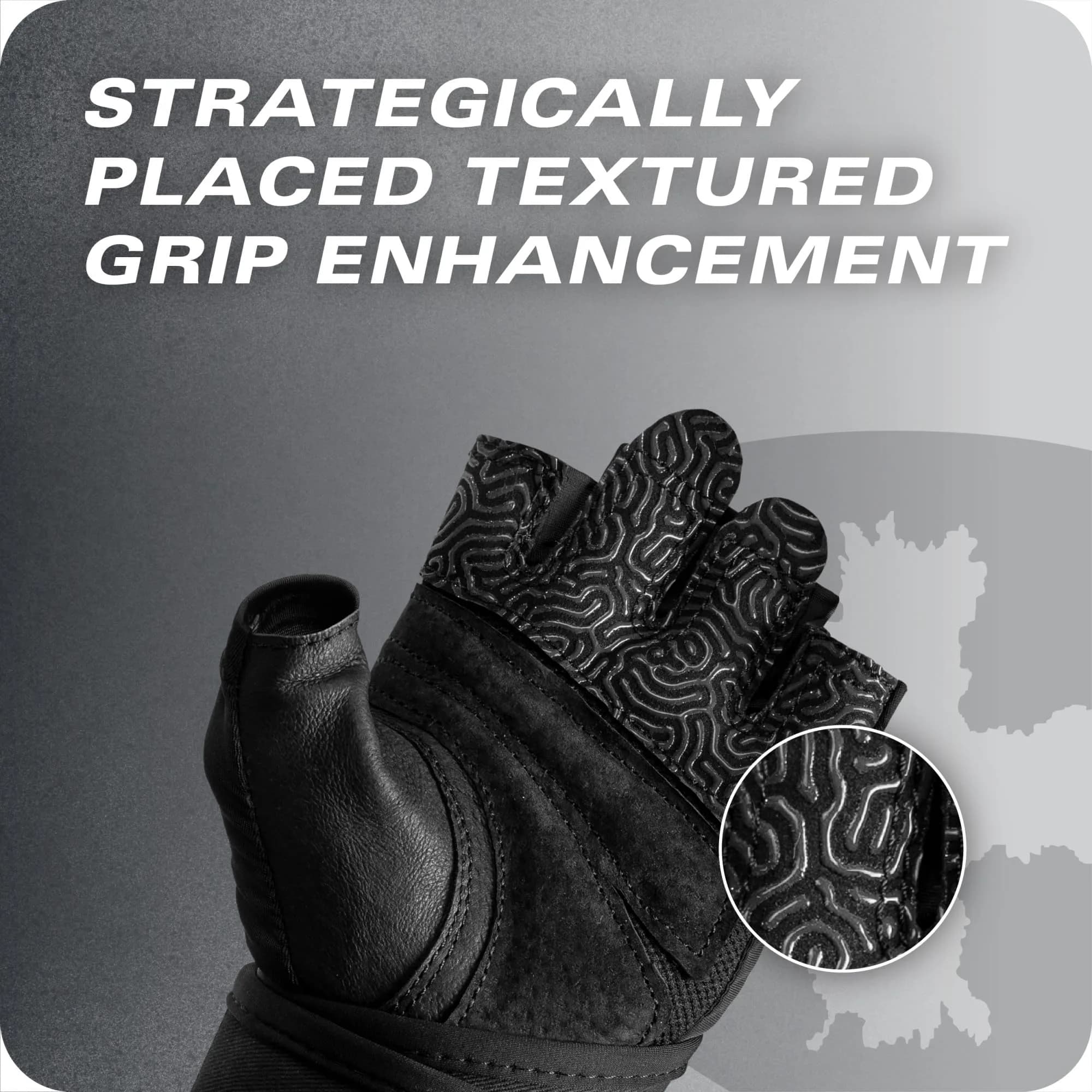 Harbinger Pro Wristwrap Gloves 3.0 - Enhanced Grip, Superior Wrist Support, Breathable Lycra, Leather Palm, Half-Finger Design, Large | Weightlifting & Gym Accessory - view 6