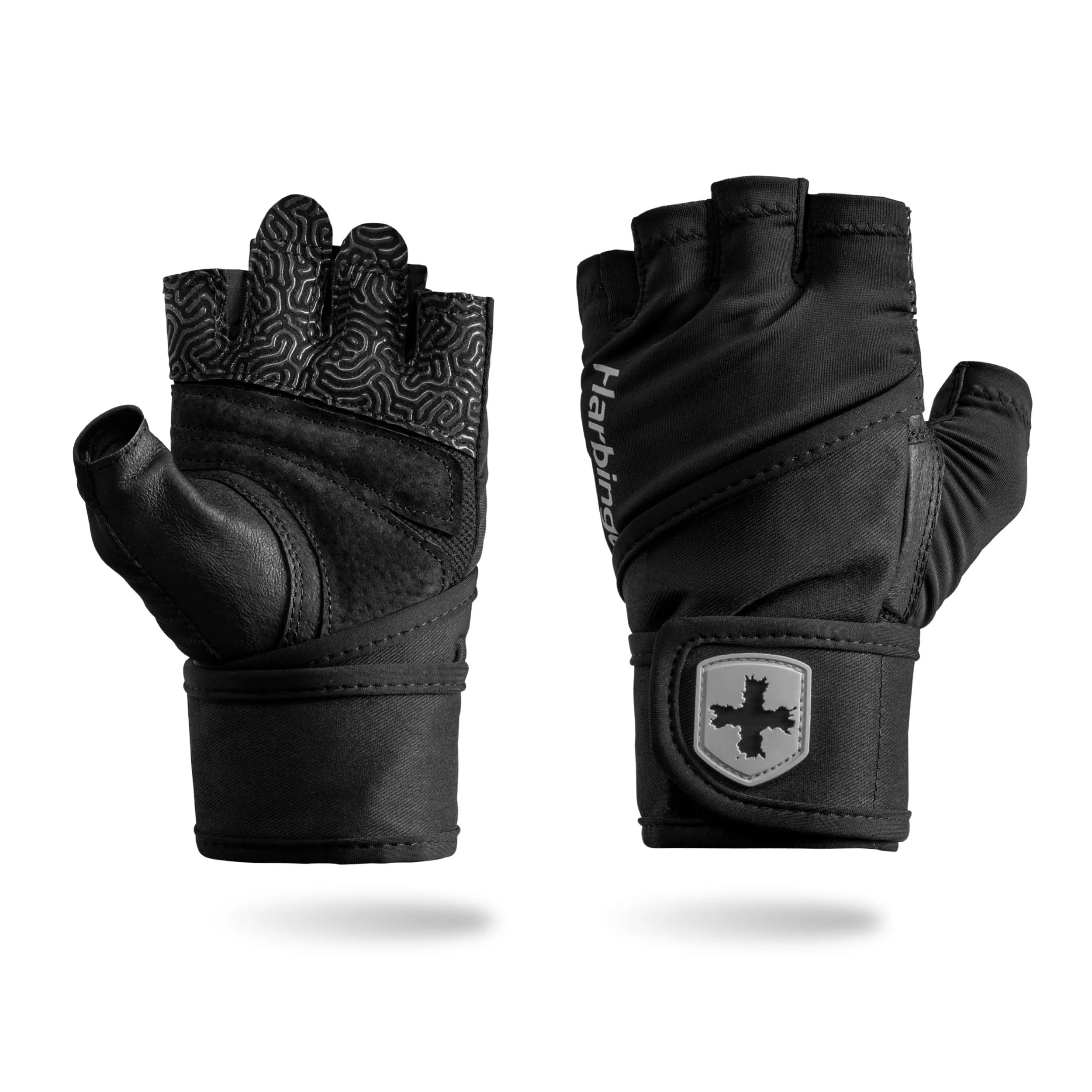 Harbinger Pro Wristwrap Gloves 3.0 X-Large Black | Enhanced Grip & Superior Wrist Support - main product image