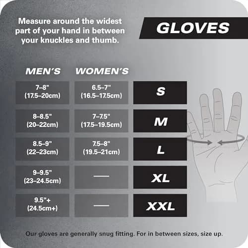 Harbinger Training Grip Wrist Wrap Gloves - Blue, Large | Enhanced Grip & Wrist Support thumbnail 7