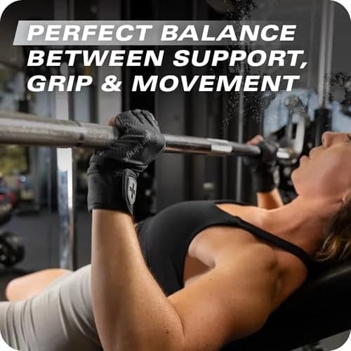 Harbinger Pro Wristwrap Gloves 3.0 Large | Enhanced Grip & Wrist Support for Weightlifting thumbnail 7