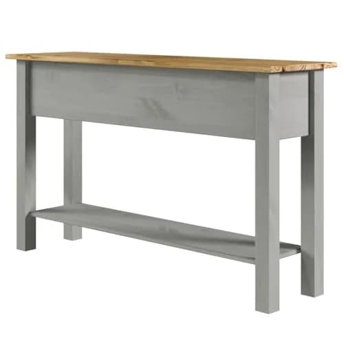 American Furniture Classics Cottage Gray Wood Hall Table Console | Farmhouse Style, Solid Pine, 47.99x12.64x28.82 inches thumbnail 7