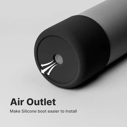 Diumepo Silicone Boot for Owala 24 oz Water Bottle | Anti-Slip Protective Sleeve for Owala Twist & FreeSip & Flip Stainless Steel Water Bottle, Boot Bottom Base (Black) thumbnail 6
