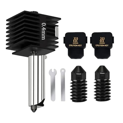LANKEGU Upgrade Hotend Kit for Bambu Lab A1 Mini 3D Printer | 0.4/0.6/0.8mm Hardened Steel Nozzle & Silicone Sock thumbnail 1