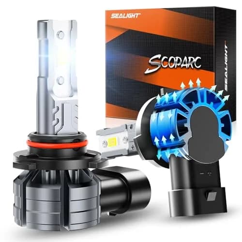 SEALIGHT H10 9145 LED Fog Light Bulbs 12000LM 6500K Cool White (2-Pack) - main product image