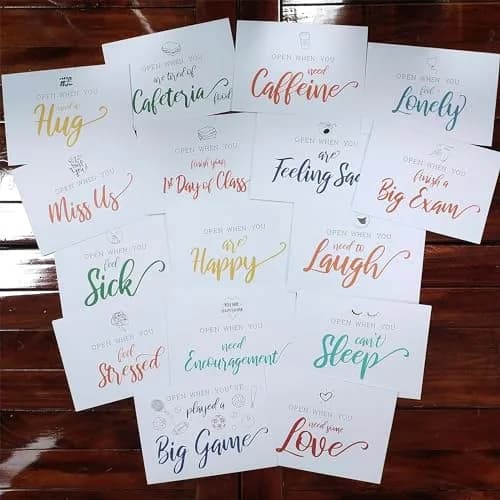Grurun Open When Envelopes Kit 16pcs (4.8 x 6.8 inches) | College Student Long Distance Relationship Gift thumbnail 2