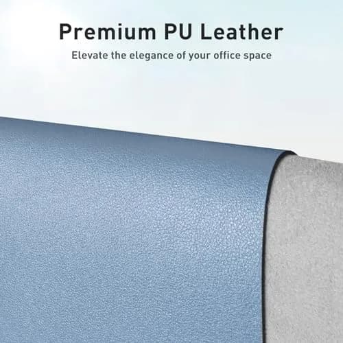Aothia PU Leather Desk Pad Protector 122cm x 43cm (48"x17") | Non-Slip, Waterproof, Professional Office & Home Use thumbnail 2