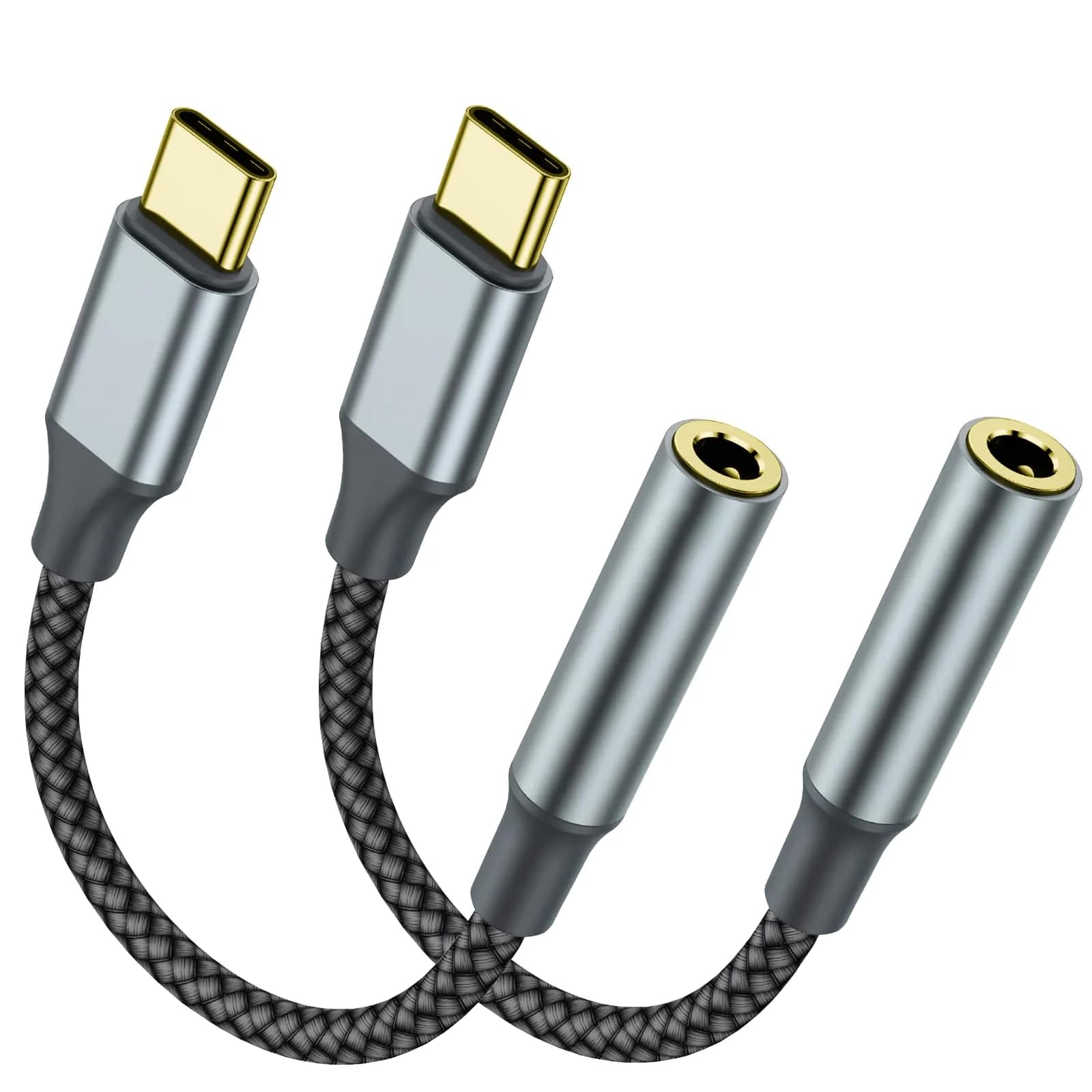 TIPSEAN USB C to 3.5mm Audio Adapter | High-Definition DAC, Durable Build, Compact Design