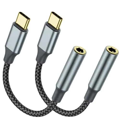 TIPSEAN USB C to 3.5mm Audio Adapter | High-Definition DAC, Durable Build, Compact Design thumbnail 1