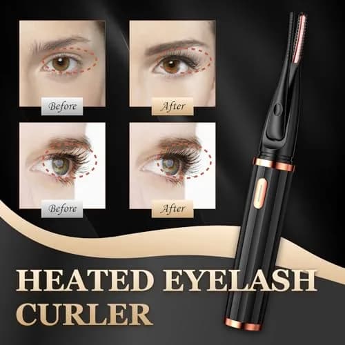 MGKO Heated Eyelash Curler M-xz2 Black | Natural Curling 24 Hours Long Lasting thumbnail 4