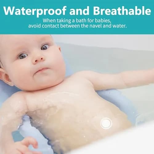 ENLUNTRA Belly Button Shaper Waterproof Cotton Pads 10×10cm | Infant Navel Support thumbnail 6