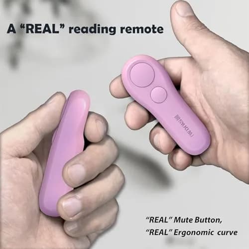 SK SYUKUYU RF Remote Page Turner for Kindle, iPad, Tablets & Phones | Pink, 30m Range thumbnail 4